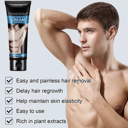 🔥While Supplies Last 40% OFF!🎉 Men's Painless Hair Removal Cream