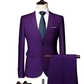 ✨👔60% OFF+FREE SHIPPING🔥Men's 2-piece modern fit business suit set