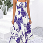 ⚡50K+ SOLD!🌸Floral Whispers🌿Women's Floral Print Spaghetti Strap Dress