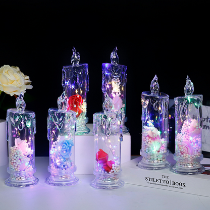 🔥While Supplies Last 40% OFF!🎉 LED Rose Flower Light Candle