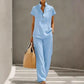 📢📢40% OFF !! ⏰Women's 2-Piece Set – Solid Color, Casual, Comfortable, Versatile ✨