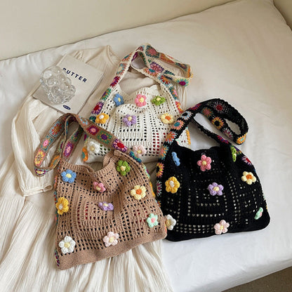 📢📢35% OFF !! ⏰Women’s Crochet Ethnic Shoulder Bag