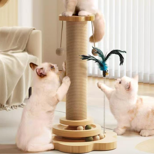 🔥While Supplies Last 40% OFF!🎉 Multifunctional Cat Activity Center with Scratcher and Toys