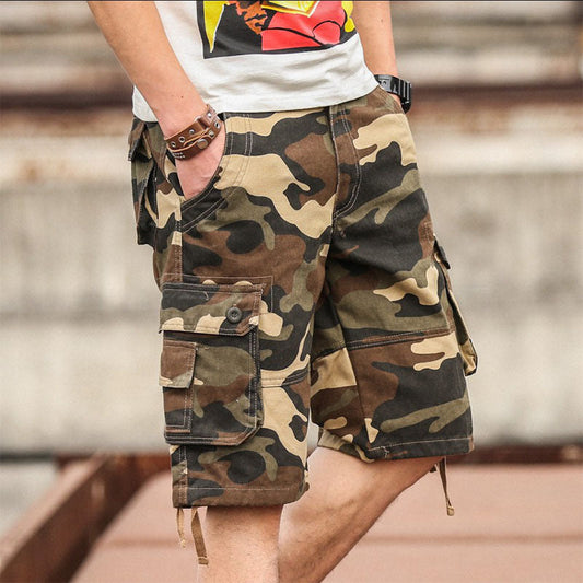 🔥While Supplies Last 40% OFF!🎉 Men's Cotton Blend Camouflage Cargo Shorts