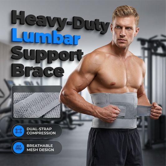 🔥While Supplies Last 40% OFF!🎉 Dual-Strap Compression Back Brace with Removable Support Stays