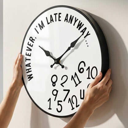 Creative Jumbled Numbers Decorative Clock