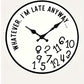 Creative Jumbled Numbers Decorative Clock
