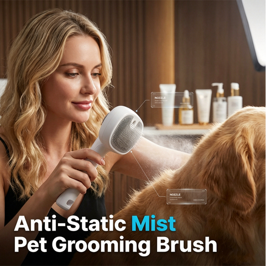 🔥While Supplies Last 40% OFF!🎉 Pet Grooming Brush with Electronic Mist Spray