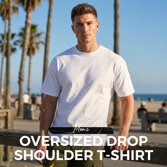 🔥While Supplies Last 40% OFF!🎉 Men's Oversized Drop Shoulder T-Shirt