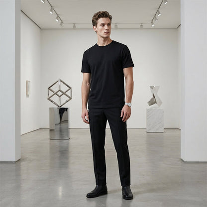 💐50% OFF ! Men's Classic Crew Neck T-Shirt – Easy Care, Holds Shape 🧼💪【Limited Offer】