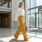 ✨ 50% OFF High-Waist Wide-Leg Trousers – Slimming Waistline, Flowing Silhouette & Office-to-Evening Comfort