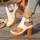 👡50% OFF✨ Chunky-heeled open-toe sandals · A versatile summer style