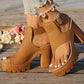 👡50% OFF✨ Chunky-heeled open-toe sandals · A versatile summer style