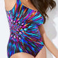 🏖️Summer Hot Sale 🩱50K+ SOLD!🌊Fashion Printed One-Piece Swimsuit | Soft Stretch Fabric & Ruching Detail for an Instant Slimming Look