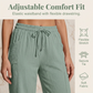 🌞Summer Hot Sale-55% Off!!🌿Women's Solid-Color Pleated Cotton-Linen Cropped Pants
