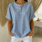 📢📢50% OFF !! ⏰Women's Casual Striped Henley Shirt