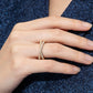 📢📢50% OFF !! ⏰Adjustable Double Layer Criss-Cross Ring