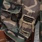 🔥2026 New Arrival ＆ Hot Sale ＆ 50％ Off🔥 Men's Studded Camo Cargo Shorts – Distressed, Multi-Pocket & Elastic Waist – Rugged Streetwear Cargo Shorts 🛹