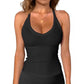 🔥Summer sale now on 🔥50% OFF! 🚀 Women's Ribbed V-Neck Tank Top！！