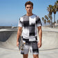 🔥2026 New Arrival 🔥Men's Abstract Print T-Shirt & Shorts Set