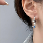 💐40% OFF ! Celestial Dangle Hoop Earrings – From desk to dance floor 🌙👗