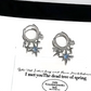 💐40% OFF ! Celestial Dangle Hoop Earrings – From desk to dance floor 🌙👗