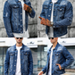 ⏳ LAST 7 DAYS AT £29.99! Price Rises to £34.99.Men’s Casual Vintage-Wash Distressed Denim Jacket