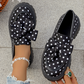 🔥While Supplies Last 40% OFF!🎉 Women's Polka Dot Bow Platform Loafers