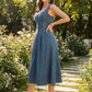 🎁2026 New Arrivals 50% OFF💥Women's Button-Front Denim Dress