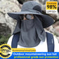 ⛰️🧢 Outdoor Mountaineering Sun Hat – UPF 50+, Breathable Mesh, Wide Brim, Foldable. Perfect for Hiking, Fishing, or Beach! ☀️🌲🎣