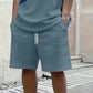 🔥While Supplies Last 40% OFF!🎉 Men's Color Block Casual T-Shirt and Shorts Set
