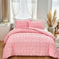 🔥While Supplies Last 40% OFF!🎉 3-Piece Pintuck Textured Duvet Cover Set