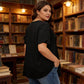 ⏳Time-Limited Special⏰Women's Pleated Puff Sleeve T-Shirt – Elegant & Loose Fit – Chic Essential 🌸