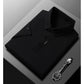 🔥2026 New Arrival ＆ Hot Sale ＆ 50％ Off🔥👔Men's Ice Silk Cuffs and Chest Dual Graphic Short Sleeve🔥🔥