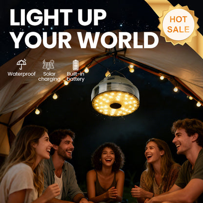 ⏳Limited-time 50% off⏰Solar Camping Light with 20m Light Strip🏕️💡