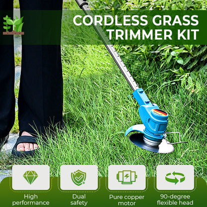 🔥2026 New Arrival ＆ Hot Sale ＆ 50％ Off🔥Multifunction Cordless Grass Trimmer Kit