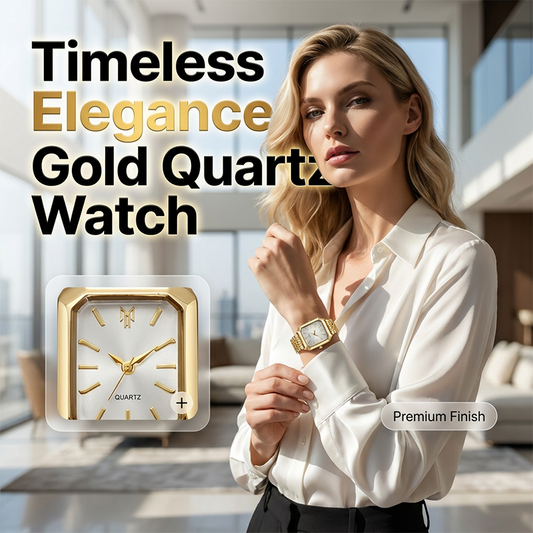 🔥While Supplies Last 40% OFF!🎉 Elegant Square Quartz Watch for Women