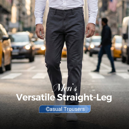 📢📢52% OFF !!!⏰Men's Versatile Straight-Leg Casual Trousers