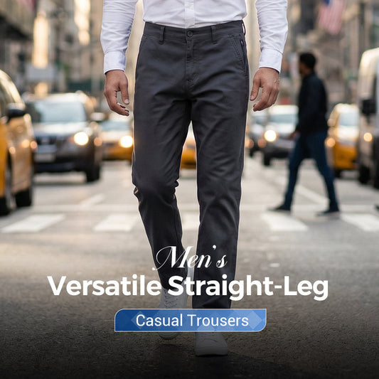 📢📢52% OFF !!!⏰Men's Versatile Straight-Leg Casual Trousers