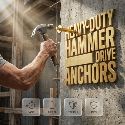 🔥While Supplies Last 40% OFF!🎉 Hammer Drive Pin Anchor for Concrete & Brick
