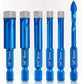 🔥2026 New Arrival ＆ Hot Sale ＆ 50％ Off🔥Porcelain Glass Ceramic Tile Dry Cut Diamond Drill Bit 6-Piece Set