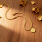 🔥While Supplies Last 40% OFF!🎉 Gold Initial Anklet with Figaro Chain