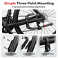 🚲🔧 Universal Adjustable Aluminum Alloy Bicycle Side Stand – Lightweight and Sturdy – Cash on Delivery ✅