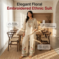 📢📢50% OFF !! ⏰ Women's Long Sleeve Blouse & Wide-Leg Trousers Set – Flowy, elegant & lightweight – perfect for work, brunch or travel – chic 2-piece style 🌸