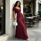 📢📢40% OFF !! ⏰Women's Square Neck Bodice & Maxi Skirt Set