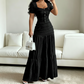 📢📢40% OFF !! ⏰Women's Square Neck Bodice & Maxi Skirt Set