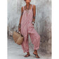 🎁New Arrival 56% OFF💥Women's Casual Striped Spaghetti Strap Jumpsuit