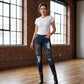 🔥While Supplies Last 40% OFF!🎉 Women's Leopard Patch Ripped Skinny Jeans