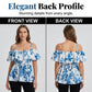 🔥While Supplies Last 40% OFF!🎉 Women's Plus Size Printed Off-Shoulder Ruffle Cami Top