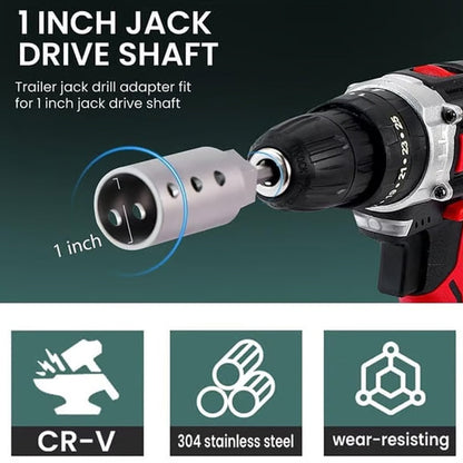 🔥While Supplies Last 40% OFF!🎉 Scissor Jack Drill Adapter Set